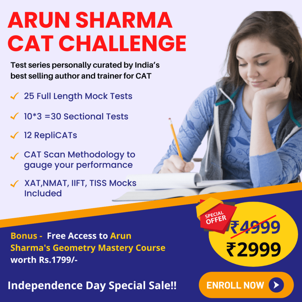 Best CAT Online Coaching | CAT Online Classes| CAT Coaching By Arun Sharma