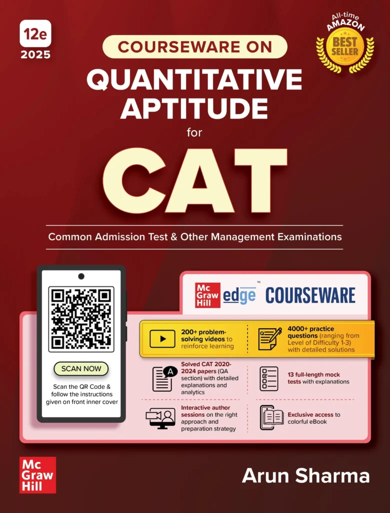 12th Edition Quantitative Aptitude book for CAT 2025